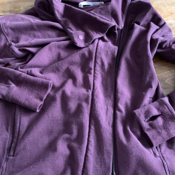Lululemon wrap up jacket size 6 Heathered Bordeaux Drama - Picture 5 of 11